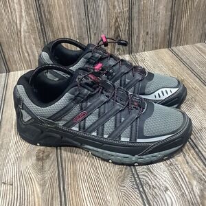 Keen Asheville Aluminum Toe ESD Work Shoes Womens Size 8.5 Gray Lace Up Sneakers